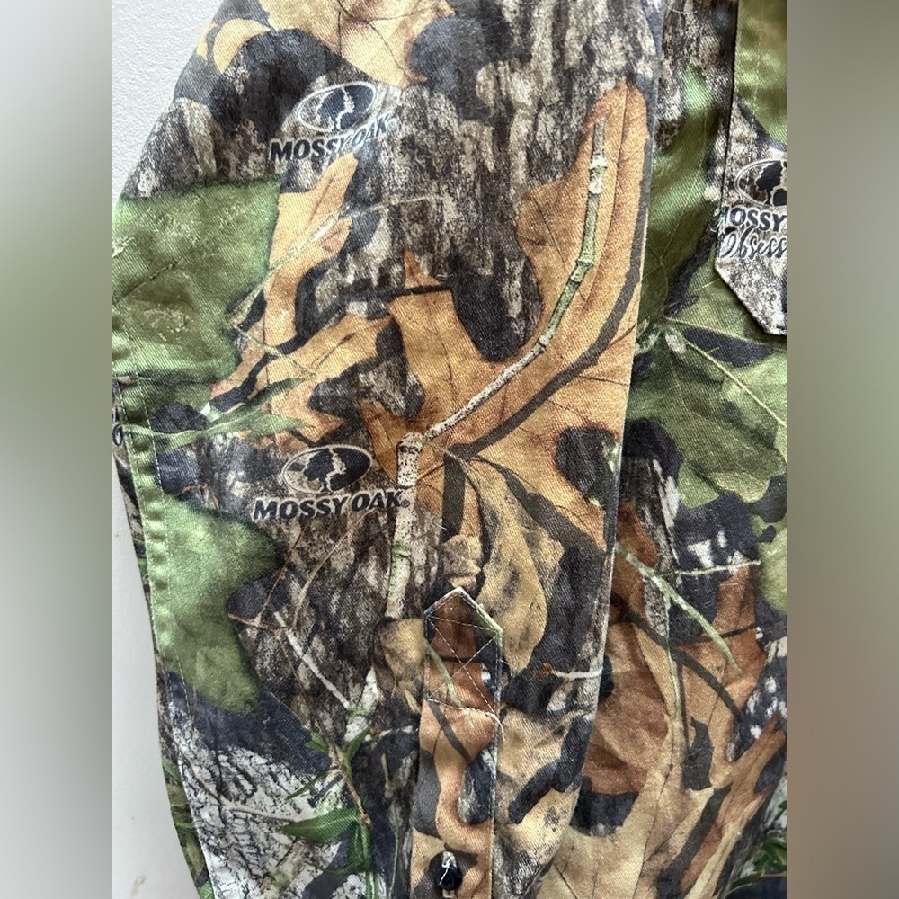 L.L Bean x Mossy Oak Camouflage Button Down Shirt Small - Picture 2 of 7